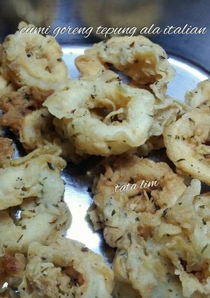 Foto resep Cumi Goreng Tepung Ala Italian