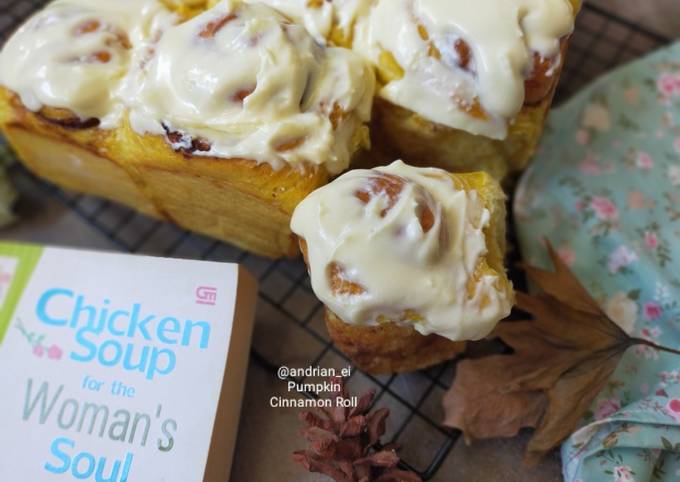 Resep Pumpkin Cinnamon Rolls yang Lezat