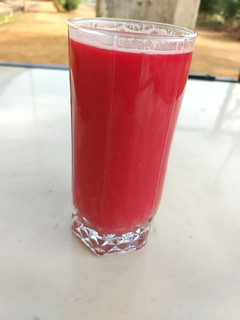A picture of Ginger and beetroot drink.