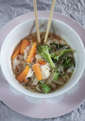 Foto resep Bihun Kwetiau Kuah ala anak kost