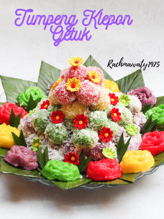 Foto resep 317. Tumpeng Klepon Getuk