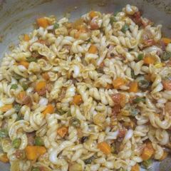 Masala pasta A picture of Masala pasta.