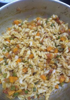A picture of Masala pasta.