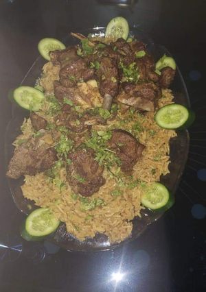 A picture of Mutton mandi.
