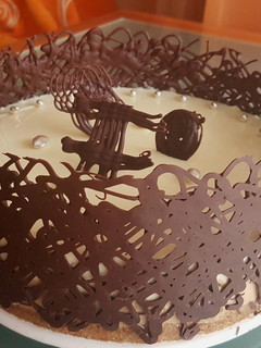 Una foto de Tarta tres chocolates en Thermomix