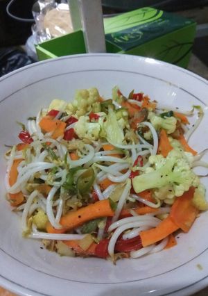 Foto resep Tumis Sayuran dg black pepper