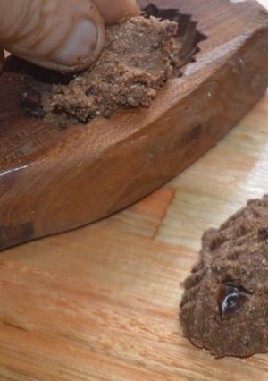 Una foto de Galletas de harina integral y cacao amargo