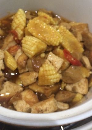 Foto resep Tumis putren tahu bakso