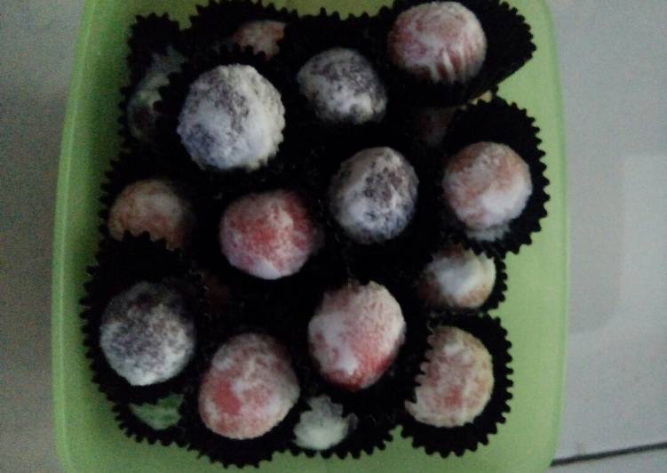Bola bola susu isi kismis