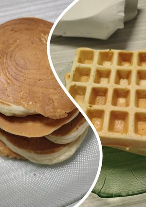 Una foto de Panqueques / Waffles 🥞🧇