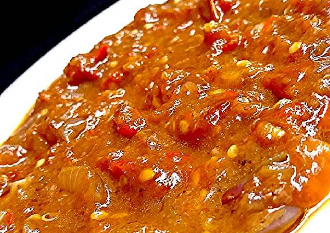 Resep Sambal Terasi Ala Pecel Lamongan Oleh Novalia Rika Cookpad