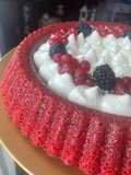 Crostata morbida red velvet
