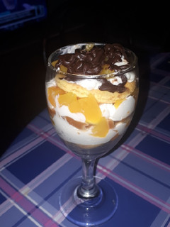 Una foto de Postre en copa