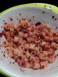 Dedalitos con remolacha  (para niños)