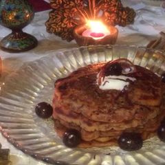 Healthy Beetroot Pancake A picture of Healthy Beetroot Pancake.