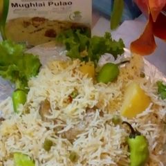A picture of Mughlai pulao.