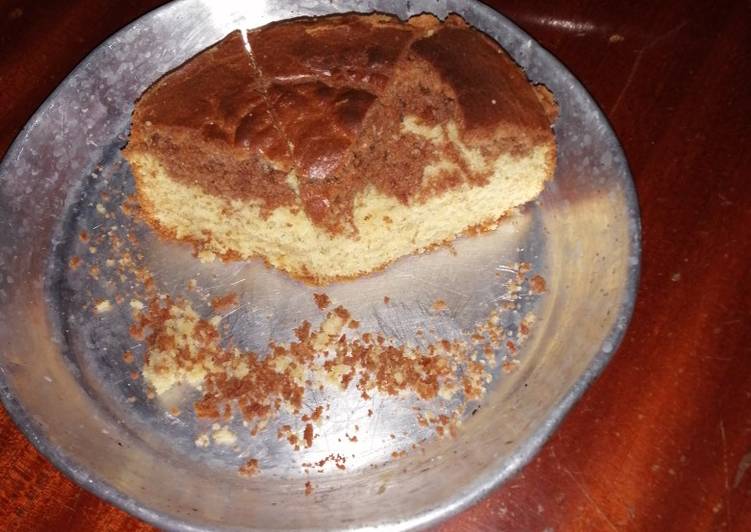 Step-by-Step Guide to Prepare Homemade Simple Marble Cake