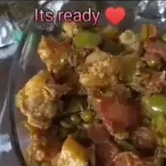 A picture of 3 spice mix sabzi.