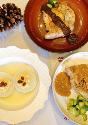 白蘿蔔鑲肉 的食譜成品照片