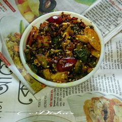 A picture of Bitter gourd-sesame stir fry:-.