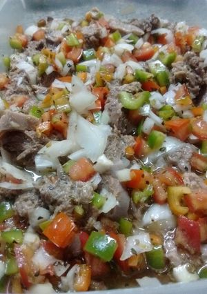 Una foto de Lengua a la criolla
