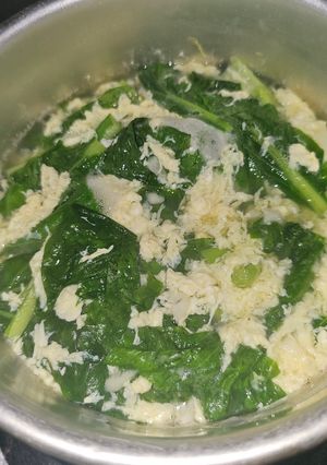 Foto resep Sup Sawi Telur
