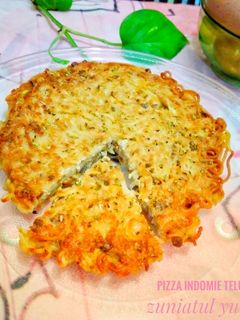 Foto resep Pizza Indomie Telur