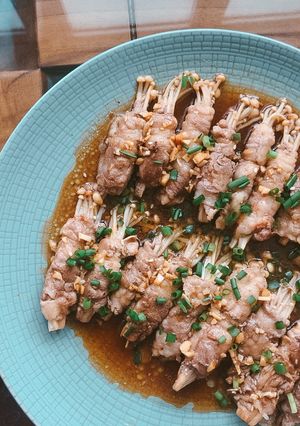 Foto resep Beef Enoki