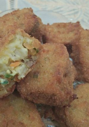 Foto resep Nugget mie + sayur