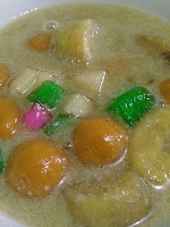 Foto resep Kolak pisang & (pacar cina+biji salak) #kamismanis