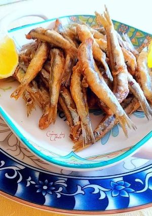 Una foto de Alevines de boquerones fritos al fish masala