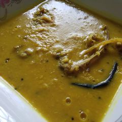 Mung daal macher matha A picture of Mung daal macher matha.