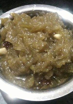 A picture of દૂધીનો હલવો.