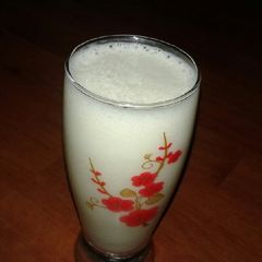 A picture of Banana milk shake.