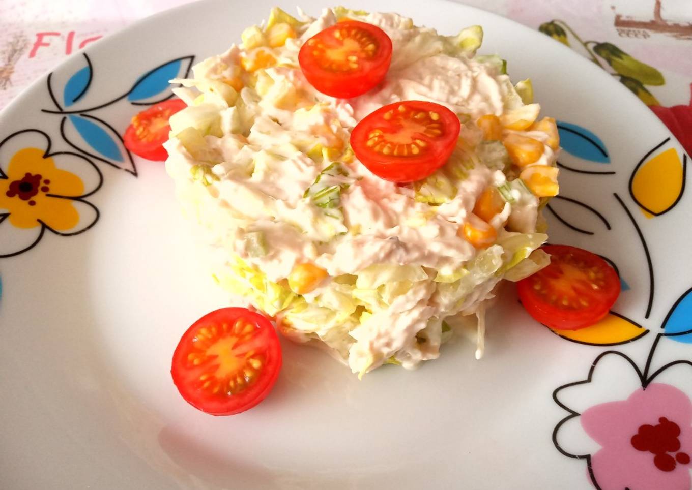 Ensaladilla de pollo a la americana