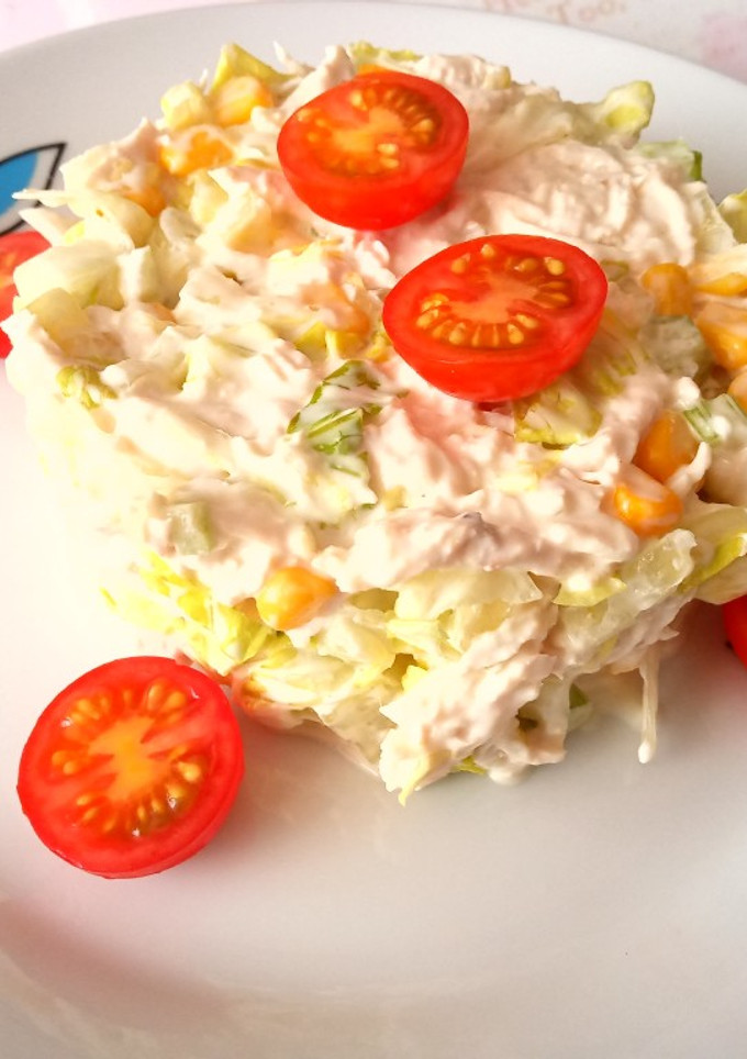Una foto de Ensaladilla de pollo a la americana