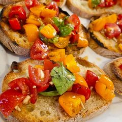 Italian Bruschettas A picture of Italian Bruschettas.