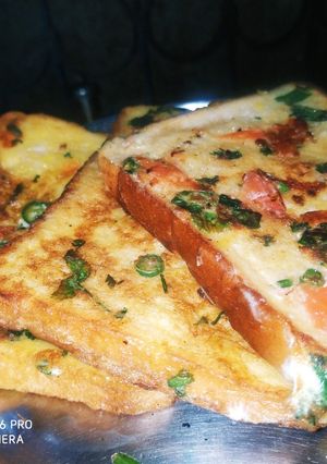 A picture of Bread omelette.