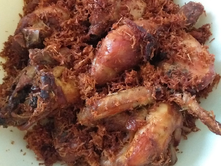 Anti Ribet, Memasak Ayam Goreng Serundeng (Pedas Manis) Praktis