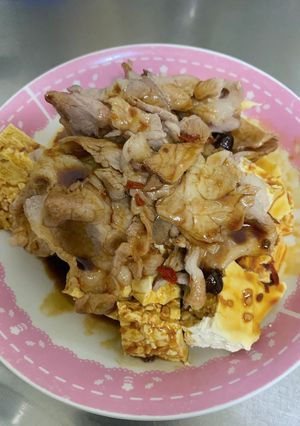 肉片豆腐 的食譜成品照片