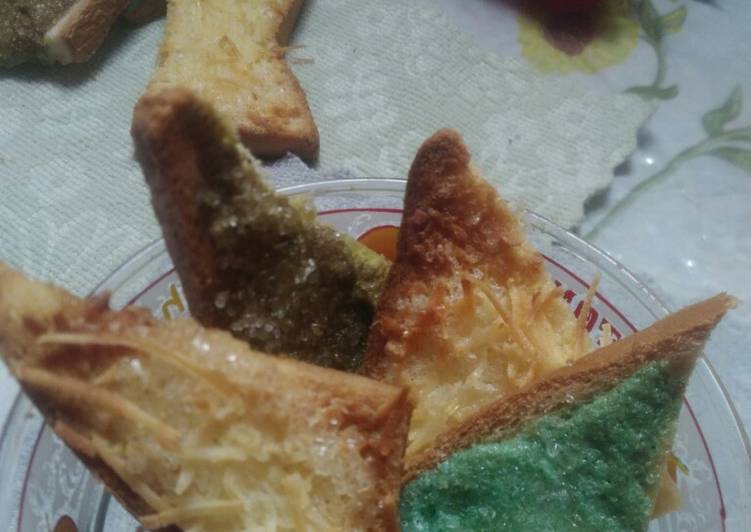 Resep Bagelan roti tawar 3 rasa, Lezat Sekali