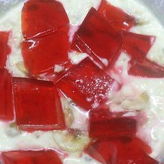 A picture of Fruit custard.