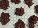 Rocas de chocolate y muesli Súper FÁCIL