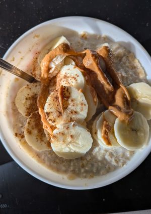 Una foto de Gachas de avena