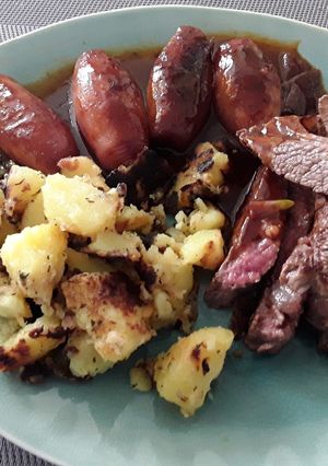 A picture of Sig's Separated Stifado.