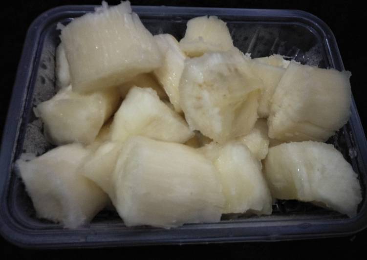 Boiled cassava