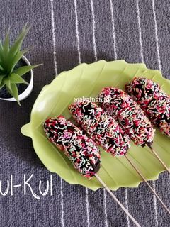 Foto resep Es kul kul pisang coklat sprinkle