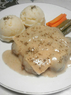 Foto resep Swedish cheese meatballs & mashed potato
