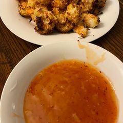 A picture of Air fried Coconut shrimp.