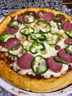 صورة لوصفة بيتزا ايطالي 🍕🍕